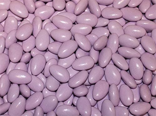 FavorOnline Lavender Color Jordan Almonds Large with Thin Sugar Coating - 1 Pound
