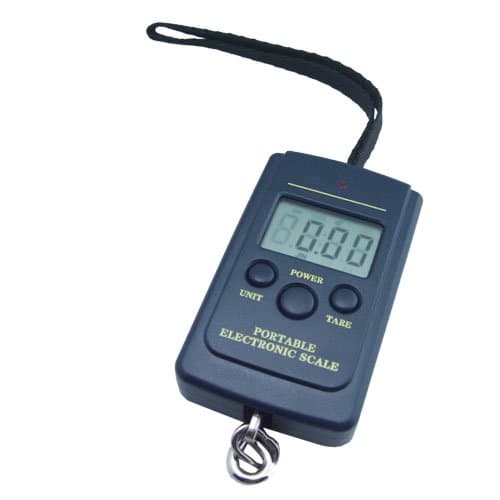 Digitale Angler Waage, auch für Koffer, Gepäck, bis 40 kg