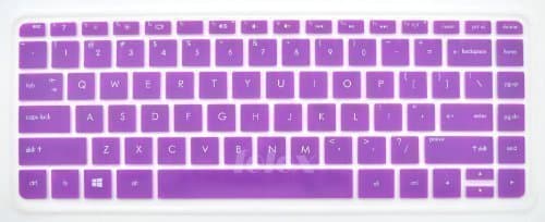 Folox® Silicone PC Keyboard Protectors for HP Split X2 13-m110dx 13-m010dx 13-g110dx Envy 14-k001t 14-k002tx 14-k003tx 14-k020us 14-k010us 14-k027cl 14t-k100 14-f020us 14-f021nr 14-f027cl 14-e021tx 14-e022tx 14-e023tx 14-e024tx 14-e034tx 14-e035tx 14z-n100 TouchSmart 14 (Purple)