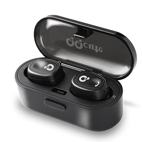 Best True Wireless Bluetooth Earbuds Sweatproof Stereo Sport Headsets Hight Quality Headphone Premium Sound with Charging Case Secure Fit - Easy to Pair Apple iPhone, Samsung and Other Phone