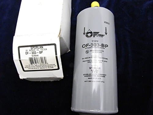 OF303BPT SPORLAN OIL FILTER W/BYPASS