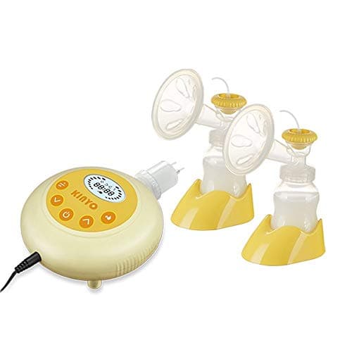 AnGeer BPA Free Baby Care Portable Double Electric Breast Pump with LCD Screen,Portable Breast Pump with Adjustable Suction & Pumping Levels (Double)