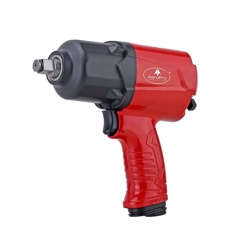 AEROPRO TOOLS 1/2-Inch Aluminum Air Impact Wrench(A398),Twin Hammer with 1000FT-LB Super Torque