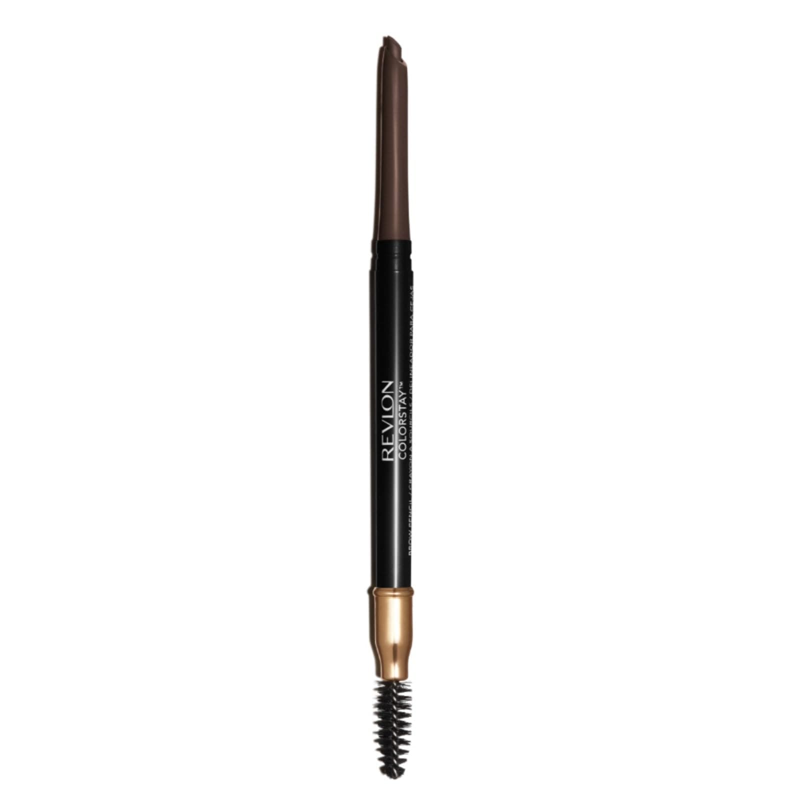 Colorstay Eyebrow Pencil, Dual Ended With Spoolie Brush & Angled Tip Applicator (0.06g) Waterproof & Longwearing, Dark Brown (220) Unisex