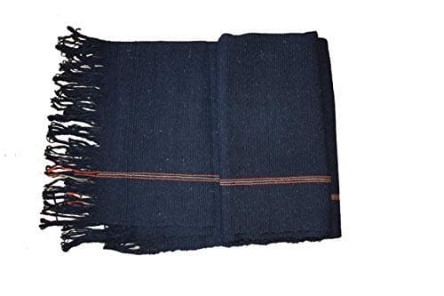 Maharashtra Ghongadi Woollen Blanket (11 ft, Black)