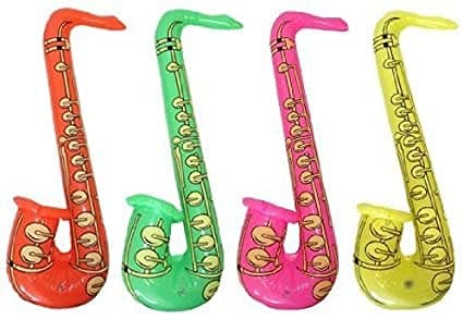 3 x Inflatable Saxophone