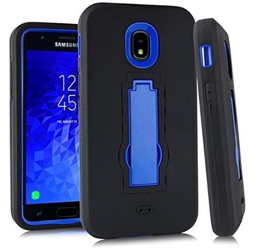 Armor Hybrid Cover for Samsung Galaxy J7 (2018) SM-J737 /SM-J737A / SM-J737VPP (Black & Blue)