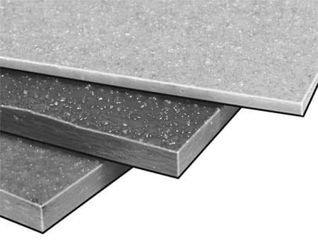 FiberPlate, Vinyl Ester, Gry, 1/4 x12x24 In