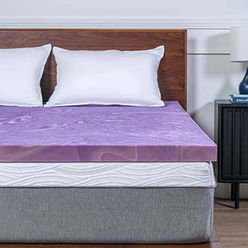 Sure2Sleep Twin Premium, 3 LB. Gel Swirl Memory Foam Mattress Topper Made in USA 2-Inch