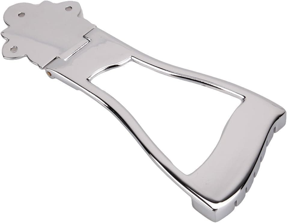 Solid Replacement Bridge Tailpiece for Jazz Archtop Guitar