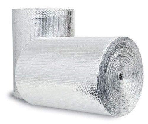 Double Bubble Reflective Foil Insulation: (4 X 50 Ft Roll) Industrial Strength, Commercial Grade, No Tear, Radiant Barrier Wrap for Weatherproofing Attics, Windows, Garages, RV's, Ducts & More!