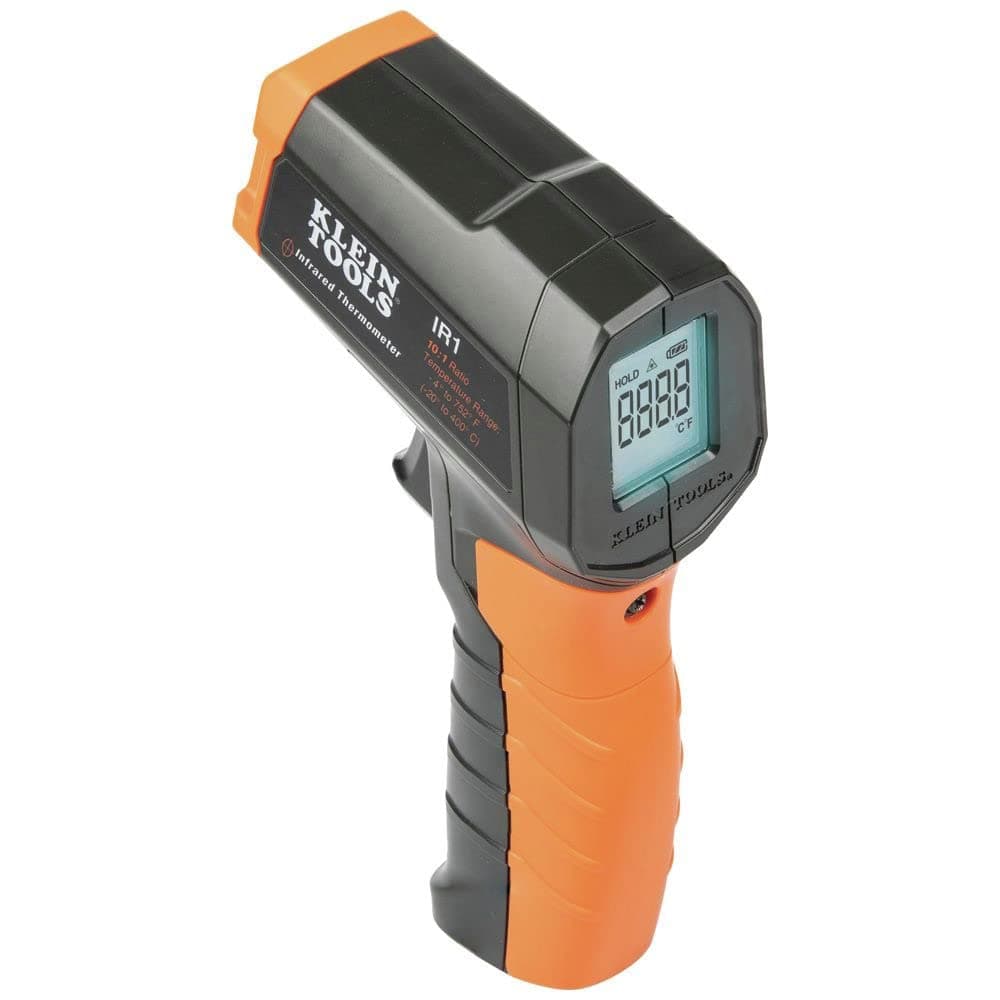 Infrared Thermometer, Digital Laser Gun is Non-Contact Thermometer with a Temperature Range -4 to 752-Degree Fahrenheit Klein Tools IR1