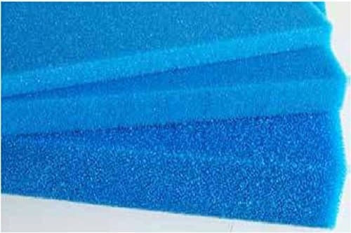 Polyether Filterschaum PPI 10 50 x 50 x 5 cm Blau
