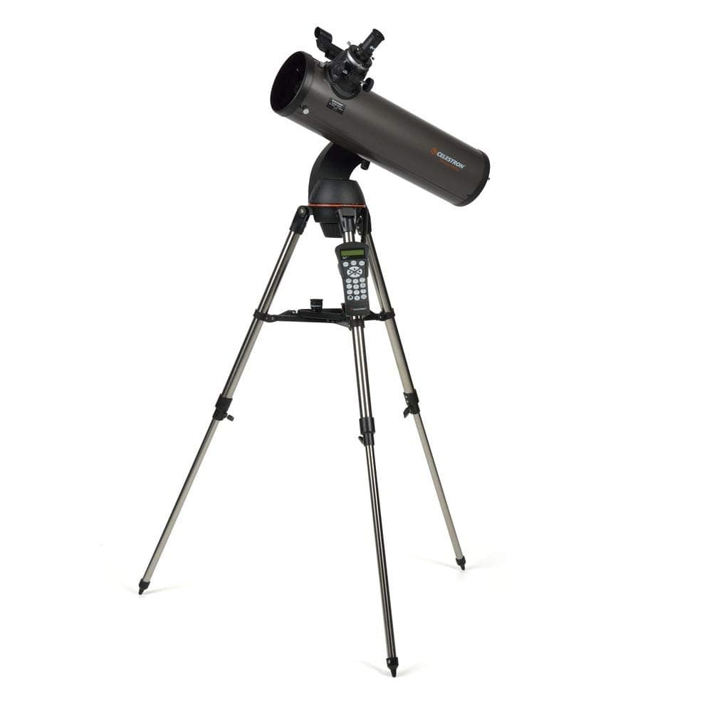 NexStar 130SLT Computerized Telescope - Compact and Portable - Newtonian Reflector Optical Design - SkyAlign Technology - Computerized Hand Control - 130mm Aperture Grey