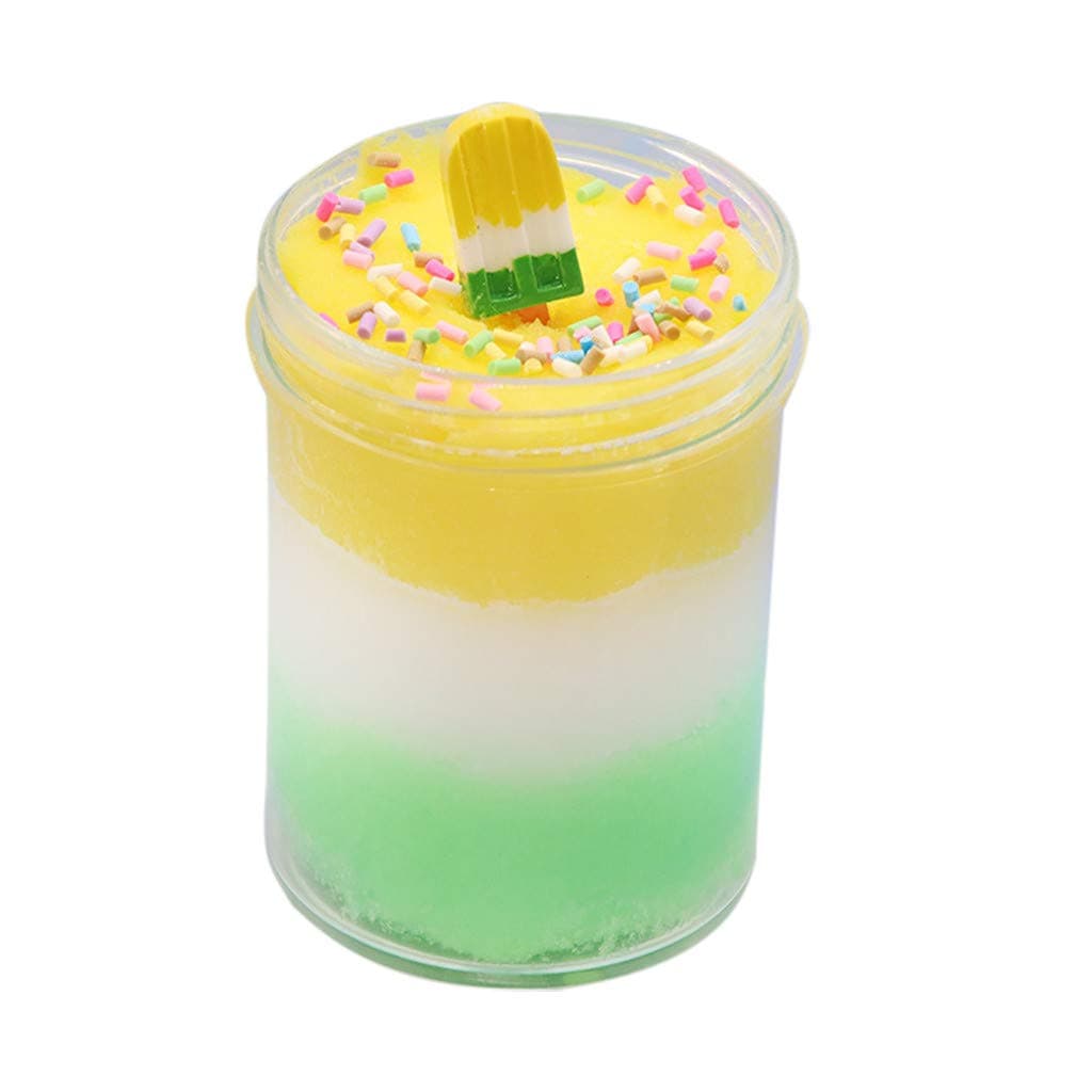 Beautiful Foam Ball Biscuits Cloud Slime Putty Scented Stress Kids Clay Toy