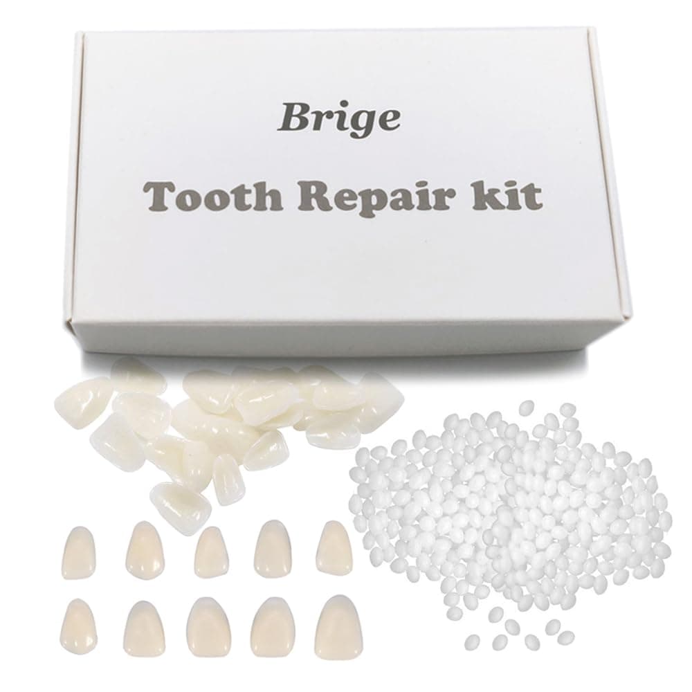 Tooth Repair kit for Filling The Missing Broken Tooth and Gaps-Moldable Fake Teeth and Thermal Beads Replacement Kit for Women and Men