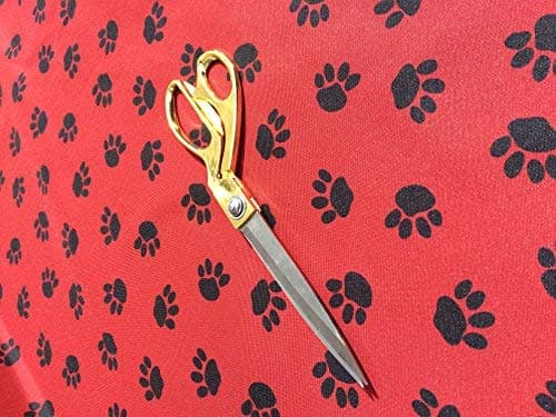 doggyzzzuk pet bed Waterproof red paw print Fabric Material Cover Fabric 1m to 50 mitre durable scatch