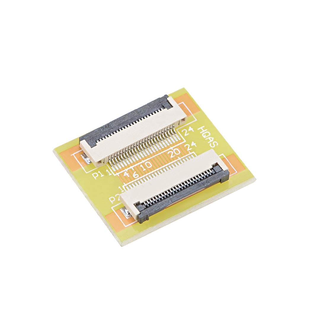 uxcell 0.5mm Pitch 24 Pins to 24 Pin Extension Connector Aapter for FFC FPC Cable Extend Zip HDD