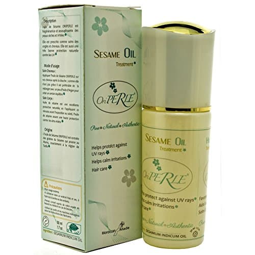Sesame oil | Recommended body oi l Calms skin irritations | Softens dry skin | Regenerates dead skin | 1.7 fl oz by Oriperle