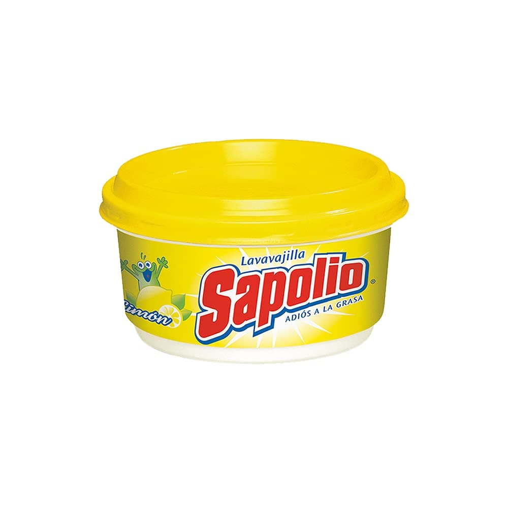 Lavavajilla Limon, Manzana & Tutti-Fruti + Esponja/Sapolio Dishwasher Paste Assorted Lemon, Apple & Tutti-Frutti + Sponge (10-Pack)