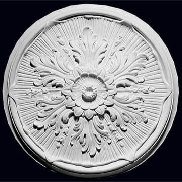 Ceiling Rose Resin Strong Lightweight Design Not Polystyrene Easy Fix 54cm