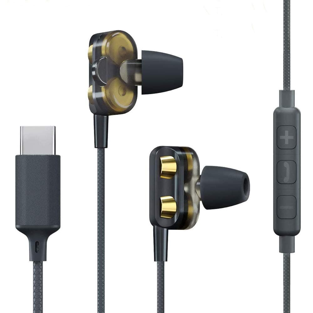 AD ADTRIP USB C to 3.5mm Headphone Jack Adapter USB C to Aux Type C Headphone Adapter Compatible with Oneplus 7 Pro/7, Google Pixel 4/3/2 XL, Samsung Note 10+/10 (Black)