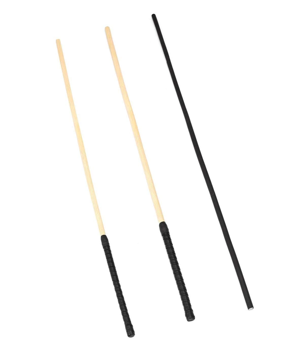 Liebe Seele 26.5’’ Pliable Rattan Caning Canes Whip Riding Crop Set of 3 Pieces