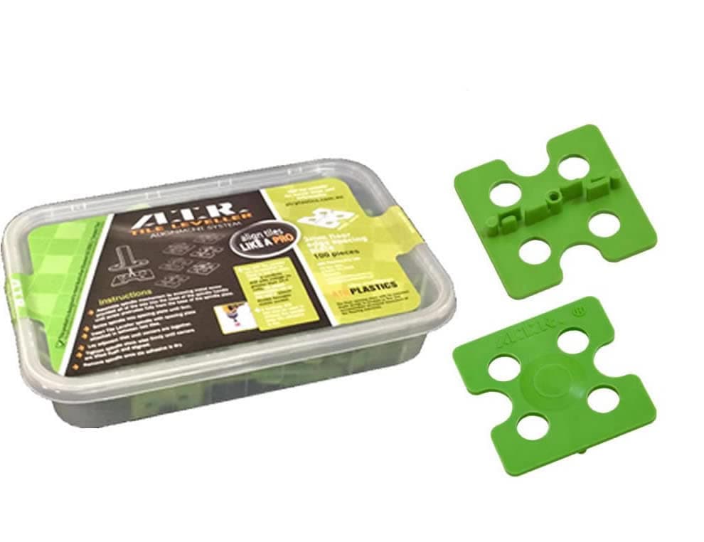 ATR Tile Leveling Alignment System 100 3mm FLOOR Edge Spacing Plate