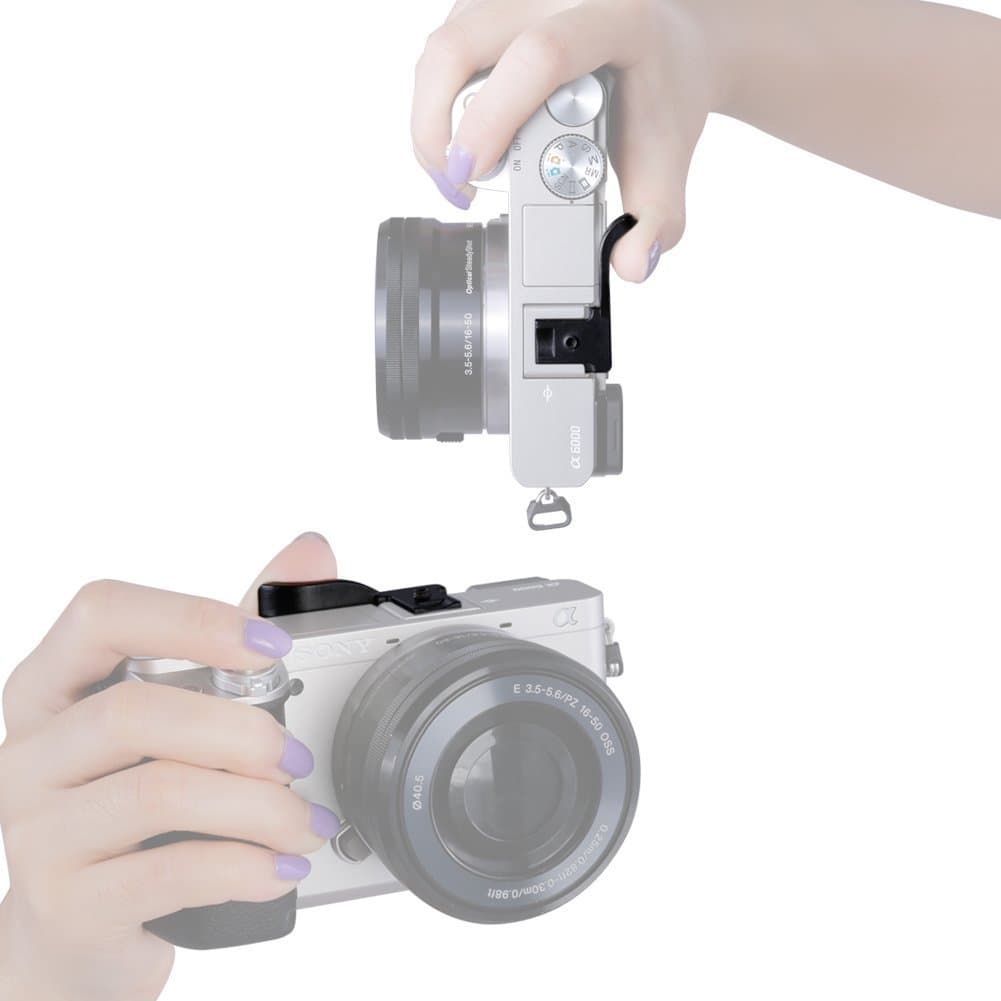 Black Thumb Grip for Samsung NX500 NX1 NX3000 NX30 NX300 NX300M NX1000 NX210 NX100 EX2F TL500 EX1