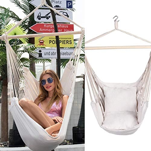 Yangiug Garden Hammock Chair Portable Travel Camping Hanging Hammock Swing Chair Hammocks