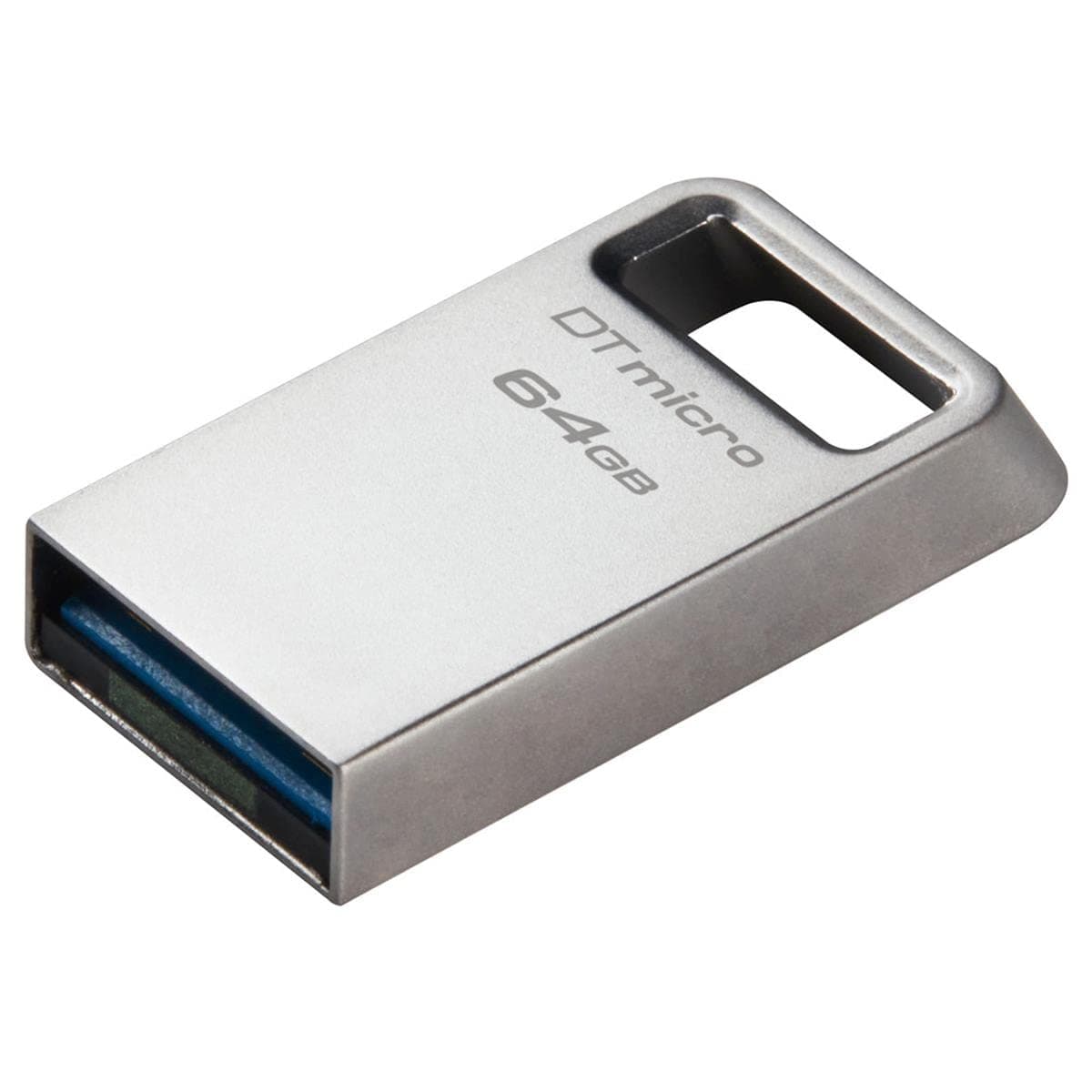 Kingston DataTraveler Micro 64GB USB Flash Drive | Ultra-Small Premium Metal Design | USB 3.2 Gen 1 | Speeds up to 200MB/s | DTMC3G2/64GB