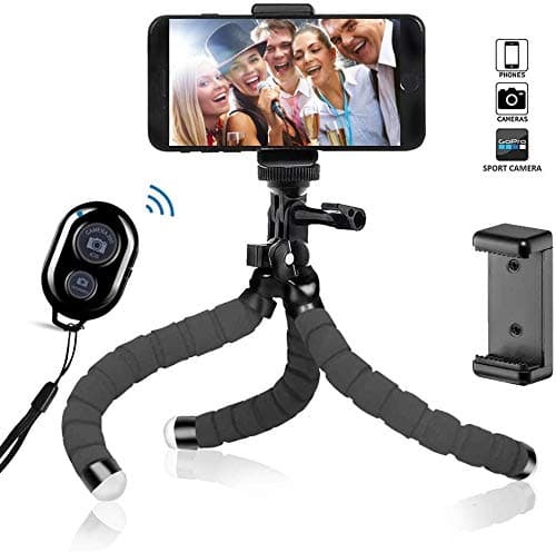 NEW RUICHENG Selfie Stick with Tripod, Extentable Selfie Stick with 360 Rotation Metal Phone Tripod and Wireless Remote for Gopro, Digital Cameras and Cell Phone(Andriod &iOS)