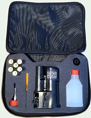 ONE Air Leak Detection Hazer Soft Field Kit – New Handheld Smoke Stick Draft Detector Machine with Fog Juice for Detecting Leaks, Puffer Tool for HVAC Technicians Energy Raters Mechanics