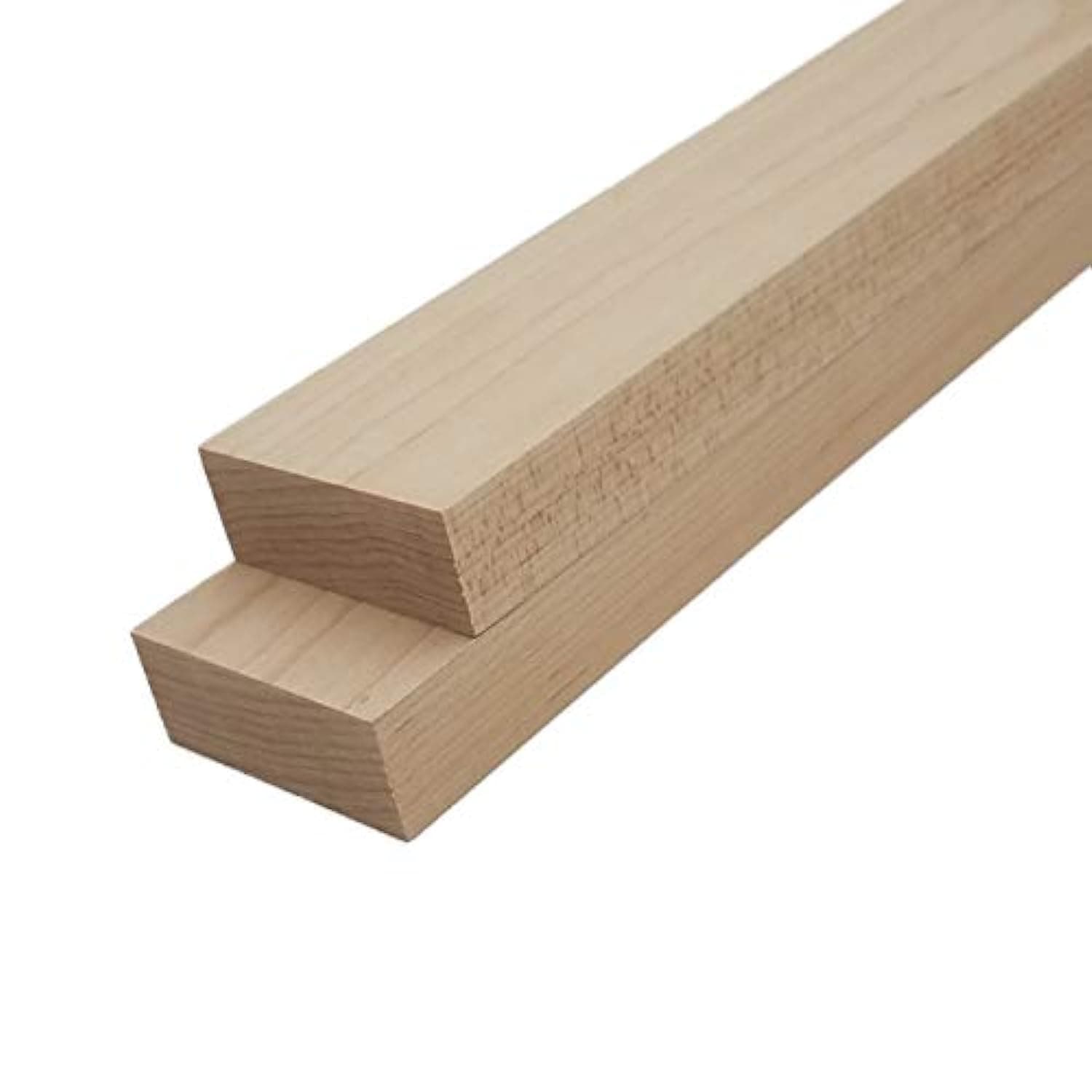Barrington Hardwoods Maple Lumber Boards - 3/4" x 2" (2 Pcs) (3/4" x 2" x 18")