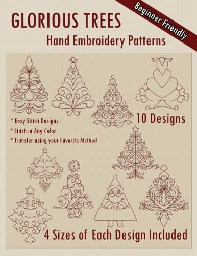 Glorious Trees Hand Embroidery Patterns