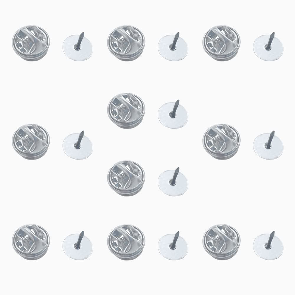 Butterfly Pin Clutch Tie Pin, Metal Back Lapel Badge Replacement with Horse Thorn Needle