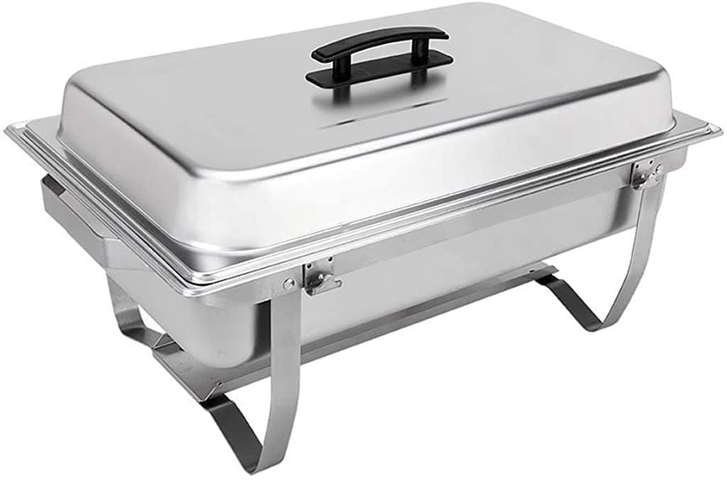 Sterno Buffet Kit Foldable Chafing Dish Buffet Set - Chafing Dishes for Buffet & Catering Food Warmers - Catering Supplies & Food Warming Trays for Buffet Party - 8-Piece Chafing Dish Set
