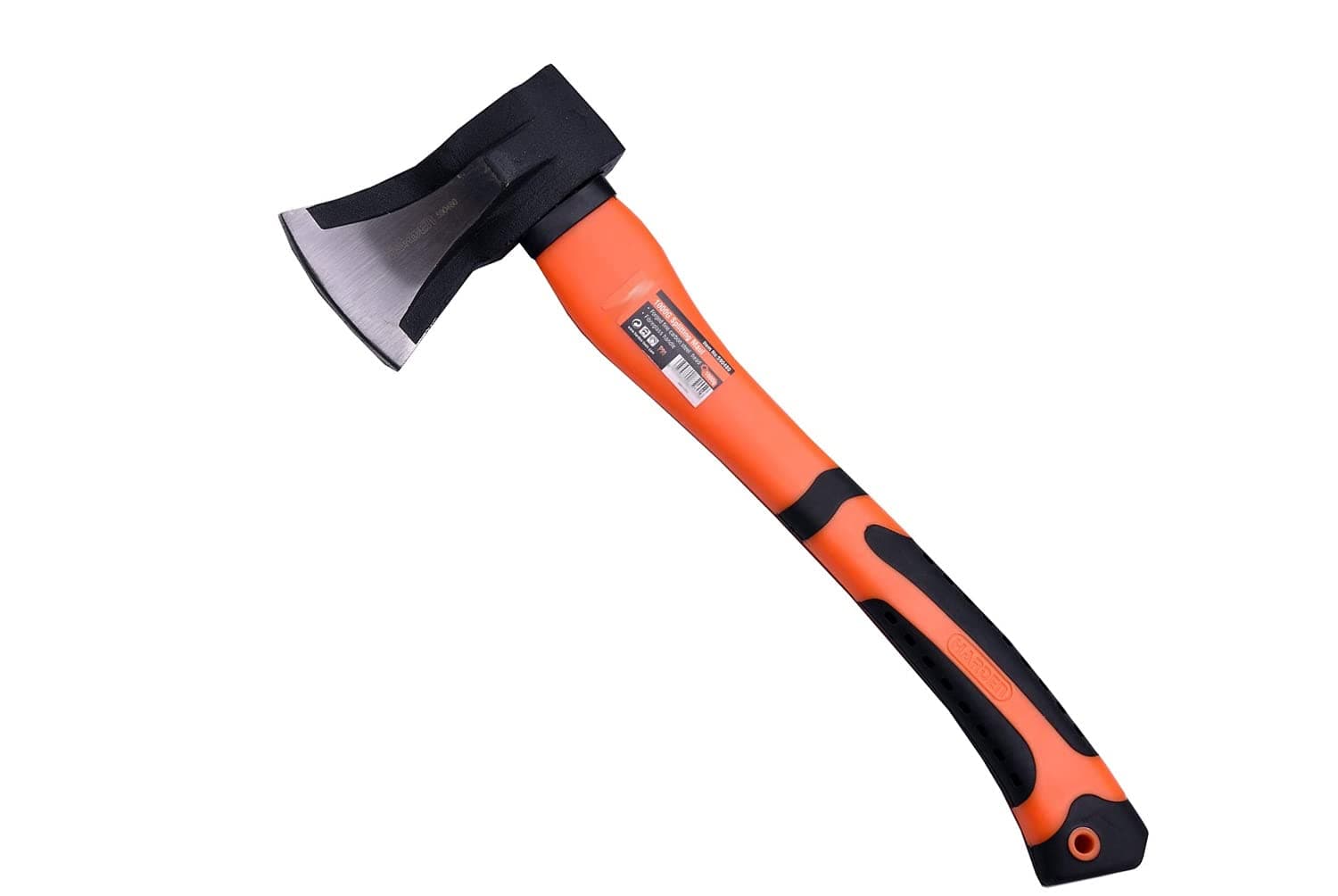 Edward Tools Wood Splitting Maul 17ā - 3 lb. Axe and Sledge Combined - Forged Steel Head - Splits Wood Better Than Camp Axe or Hatchet - Kindling Splitter - Rubber Sheath