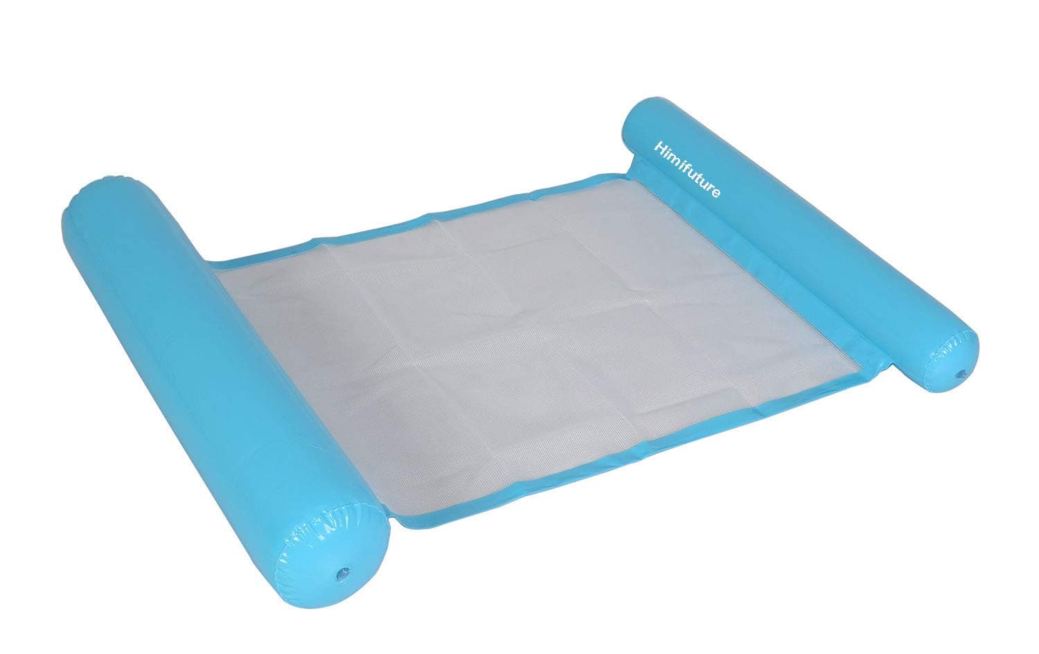 Water Hammock, Swimming Pool Inflatable Floating Bed Floating Chair, Water Sofa, Beach Mat for Swimming Pool Beach Sea (Light Blue)