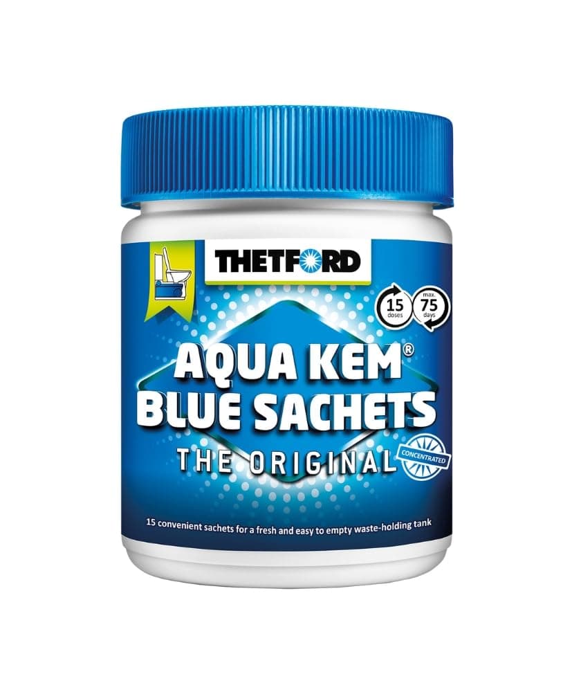 Thetford 301/203 Sanitary Fluid Aqua Kem Sachets, Blue, Pack of 15