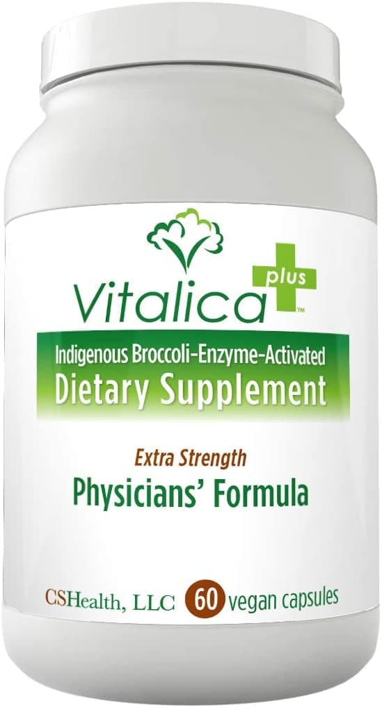 Vitalica Physicians' Formula | Protects DNA from Free Radicals and Promotes Immune System Health | 600 mg Broccoli Seed Extract and 40 mg Sulforaphane Glucosinolate | 60 Servings