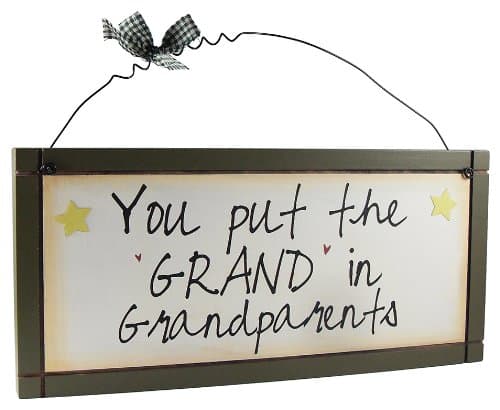 Heartwarmers Grand & Grandparents - Sweet Sentiments Plaque
