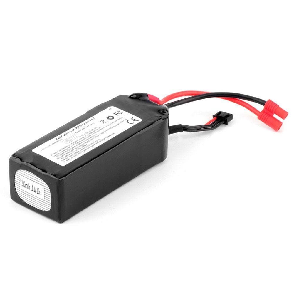 New 11.1V 5200mAh Banana Plug Lipo Battery for Walkera QR X350 Pro-z-14 Black