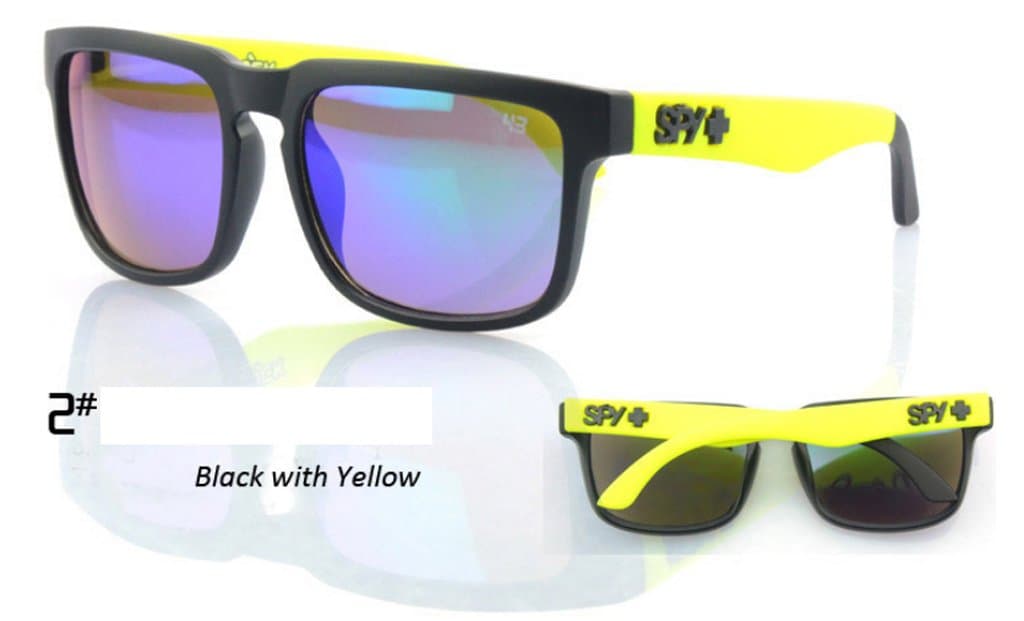 Thinkbay Retro Square Mens Sunglasses Anti-reflective Multicolors Sports Uv Protection (Color 2)