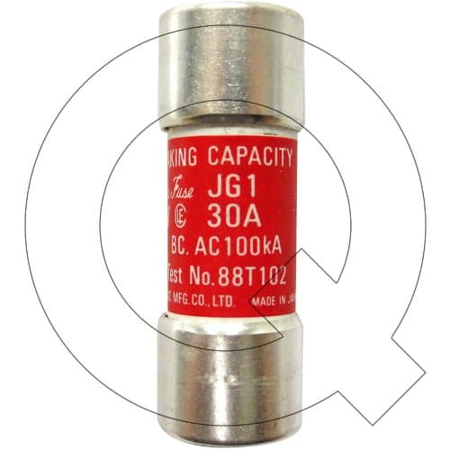 Utsunomiya JG1-30 - 30 Amp Cello-Lite Non-Renewable Cylindrical Cartridge Fuse