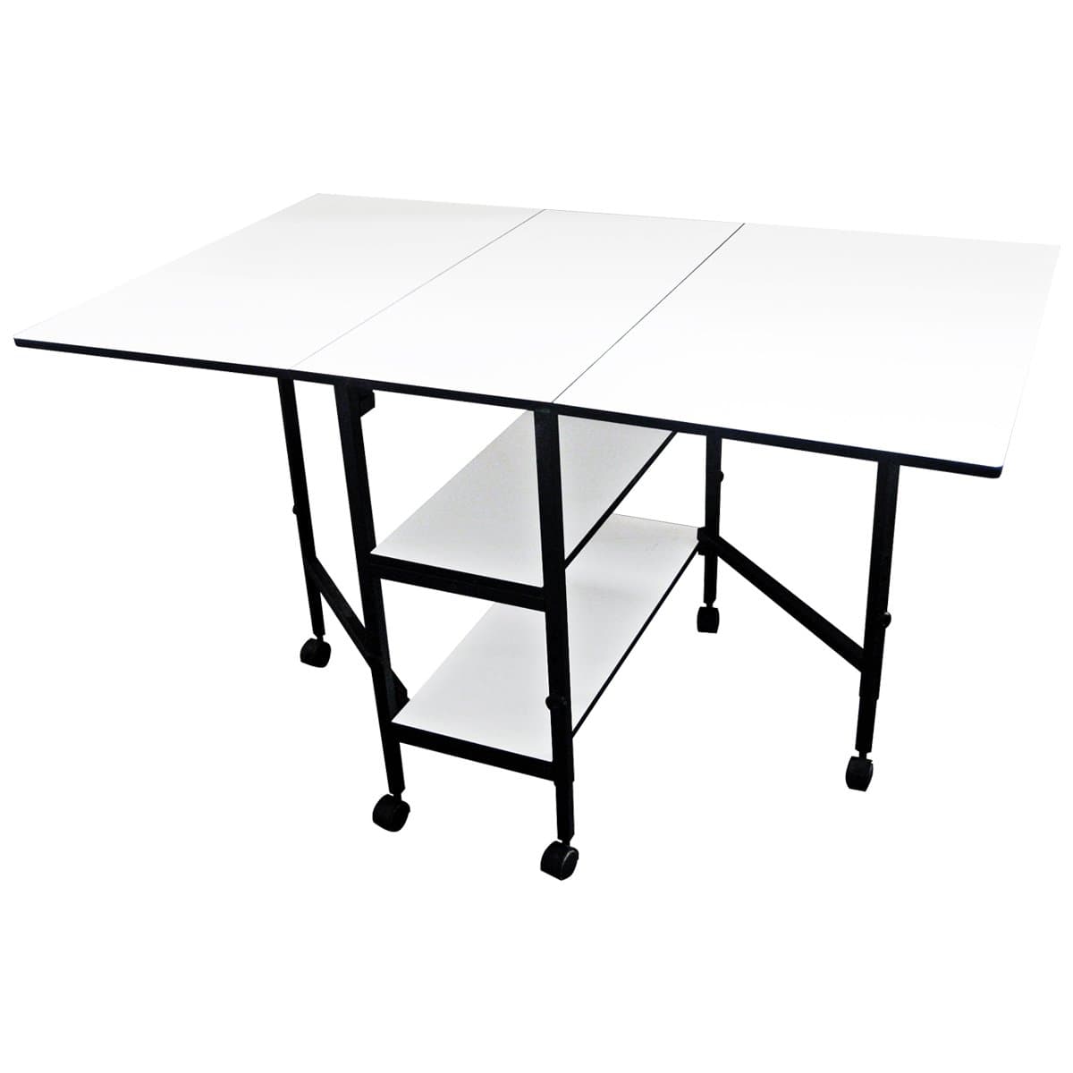 Sullivans 38431 Home Hobby Adjustable Height Foldable Table, 59 x 35.8