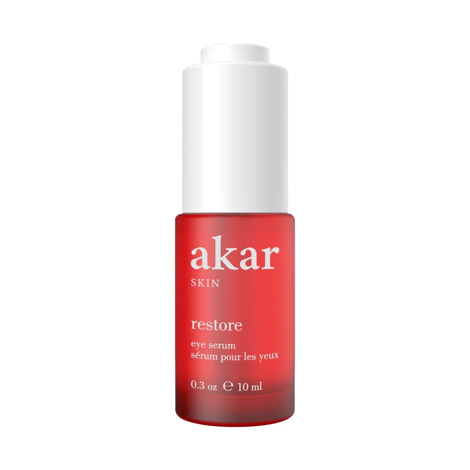 Akar Skin Restore Eye Serum - Dark, Puffy Under Eye Treatment with Organic Castor & Goji for Vitamin C, Omegas - Vegan Soothing Oil Helps Address Visible Signs of Aging (10 ml, 0.3 oz.)