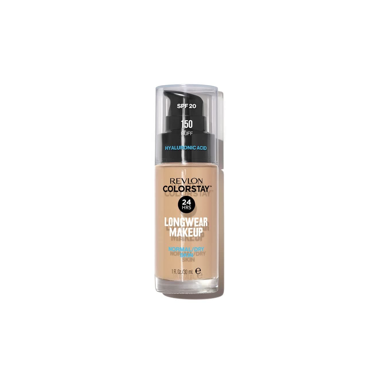 Colorstay Liquid Foundation Makeup for Normal to Dry Skin SPF20 Medium to Full Coverage Oil Free, Natural Finish, Buff (150) Unisex, 30 ml