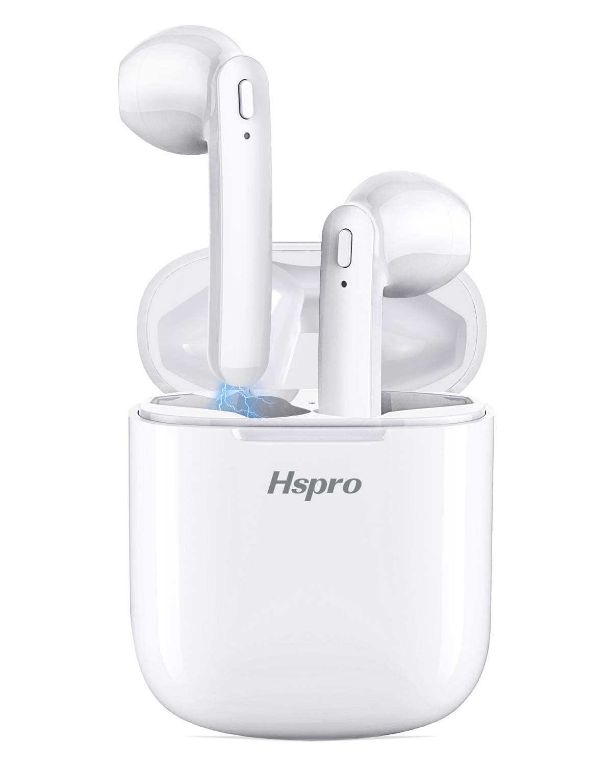 Wireless Earbuds, HSPRO Bluetooth 5.0 Headphones True Wireless Earbuds in-Ear Headset with Mic, Single/Twin Mode, 30Hrs Playtime for Work/Sports