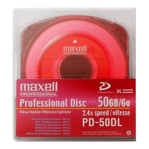 Maxell PD-50DL XDCAM 50 GB Professional Hard Disk Recording Medium